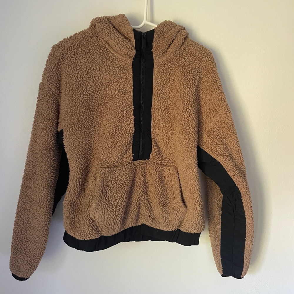 Calvin Klein Performance 1/4 Zip Sherpa Pullover Jacket
